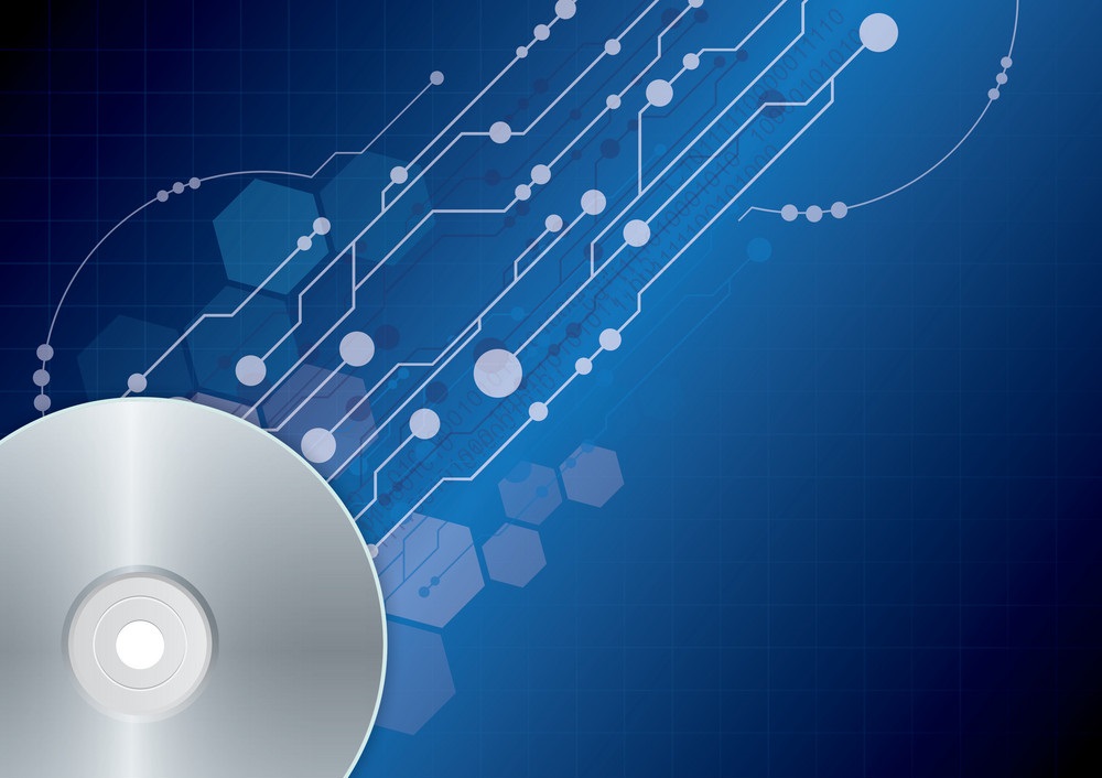 How is the Data stored in CD and DVD?